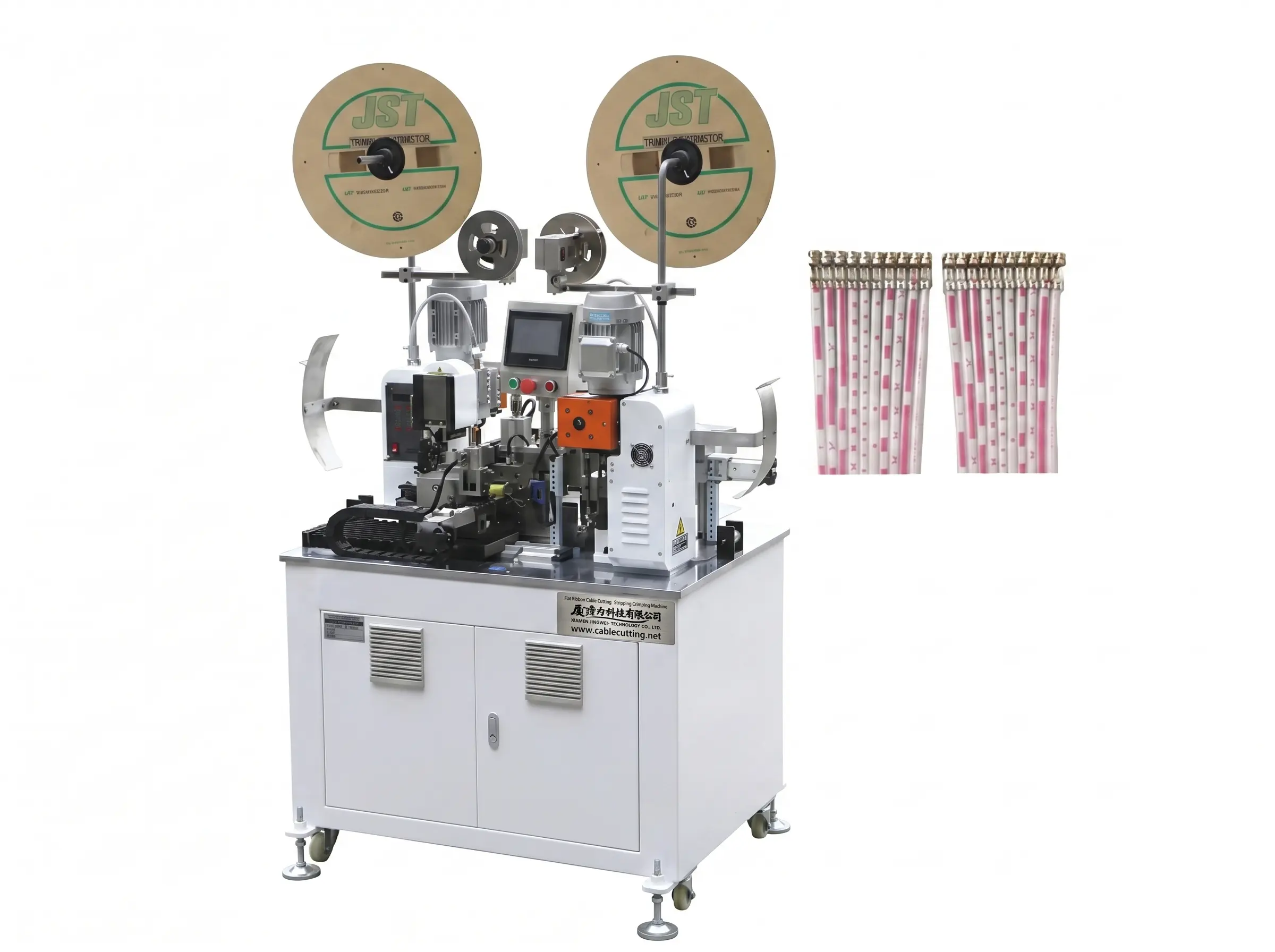 Automatic Flat Cable Double End Crimping Machine WPM-SP-20 with Video Guide