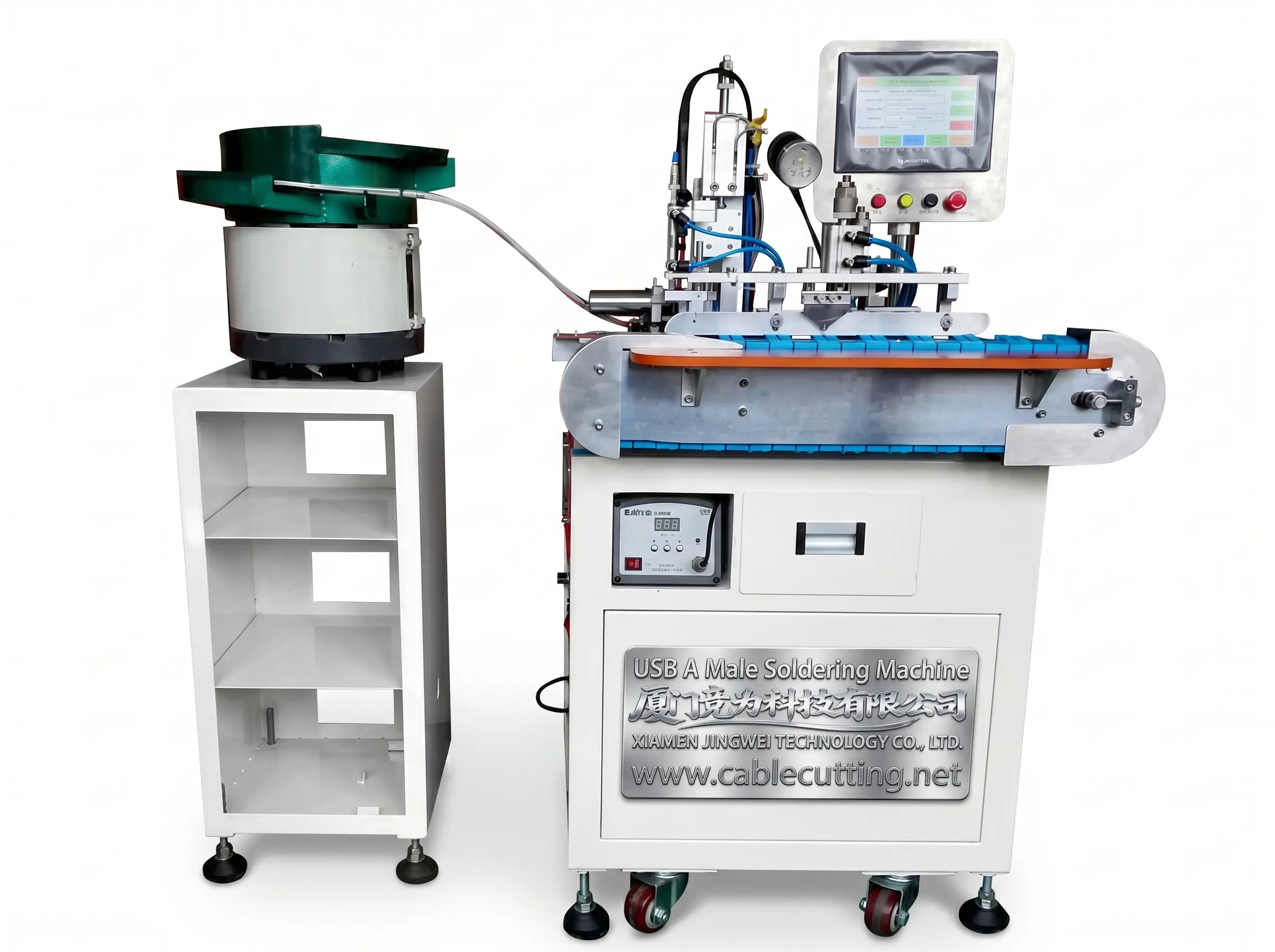 Automatic USB Type-A Soldering Machine WPM-121-AM with Video Guide