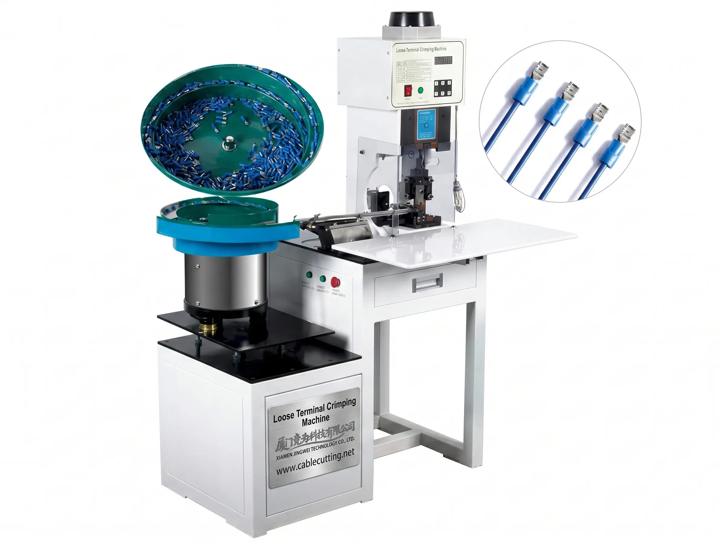 Loose Terminal Vibration Feed Crimper WPM-160 Video