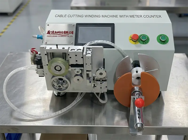 Semi-Auto Cable Cut and Wind Meter Machine WPM-2009-LC