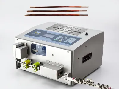 Automatic Enameled Wire Stripping Machine for 1-6mm² Wires WPM-1-6 - Semi-Auto Wire Brush Machine