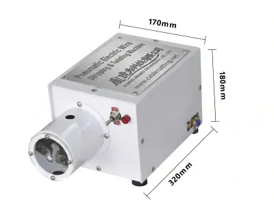 Semi-Automatic Pneumatic Electric Wire Stripping & Twisting Machine WPM-200 - Semi-Auto Wire Brush Machine
