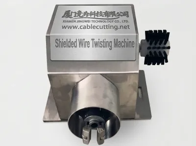 Automatic Shielded Wire Twisting Machine for EMI Reduction WPM-003A - Semi-Auto Wire Brush Machine