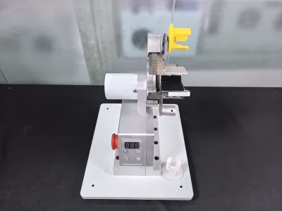 Vertical Cloth Winding Machine for 3-25mm Wires | Adjustable Speed JW-25W Thumb