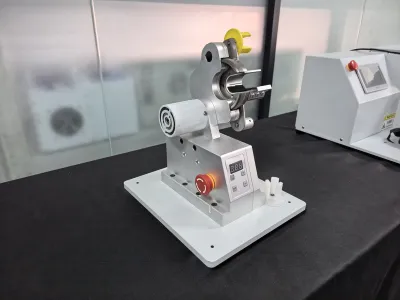 Vertical Cloth Winding Machine for 3-25mm Wires | Adjustable Speed JW-25W Thumb