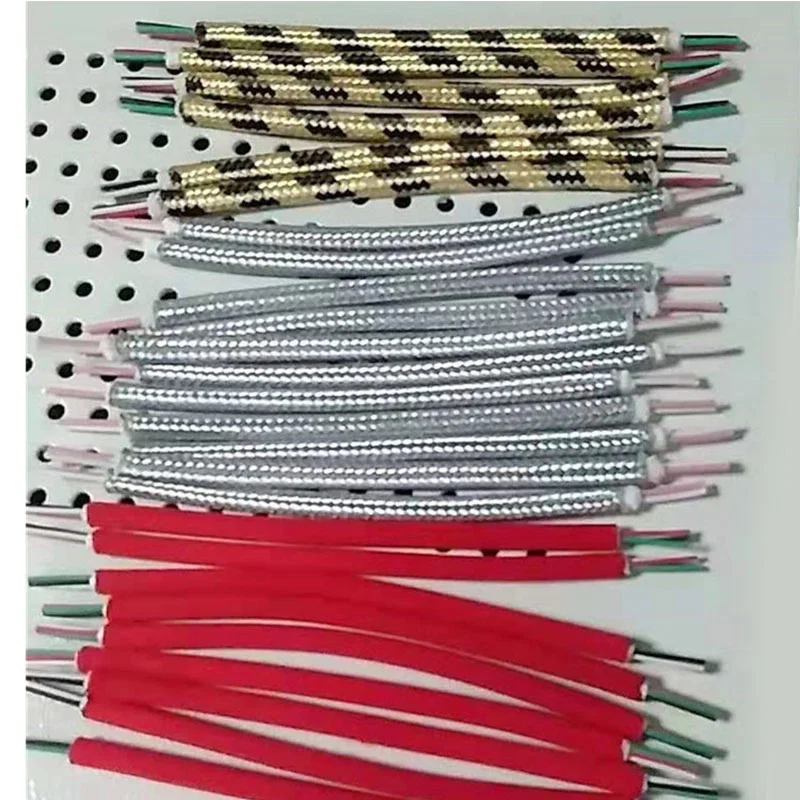 sample display of Nylon Braiding Cable Cutting And Stripping Machine, Heating Stripping Machine