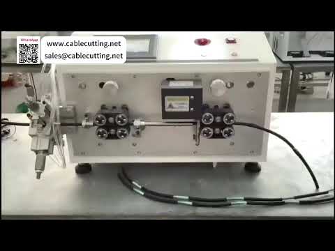 Fully Automatic Sheathed Cable Middle Stripping Machine for Multi Segment Processing - Video