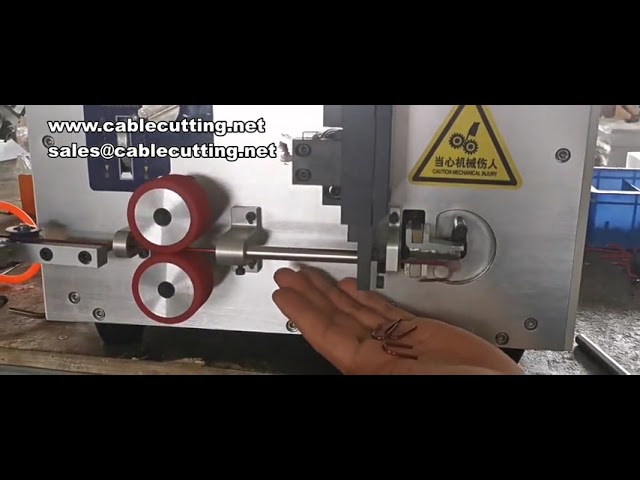 Wire Stripping and Cutting Machine for Length, Quantity, and Bending
