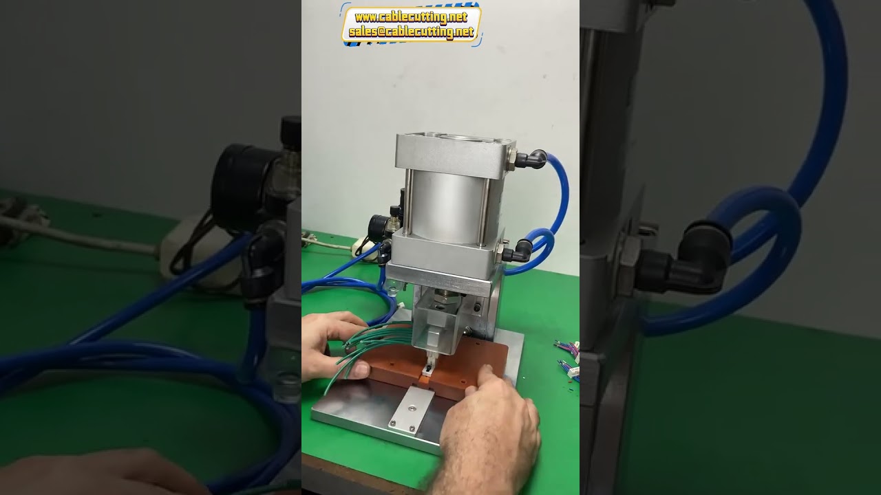 Pneumatic IDC Connector Crimping Machine
