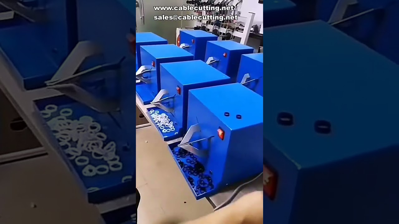 Wire binding machine, rubber ring sealing ring prop boot, automatic O ring expansion machine, free m