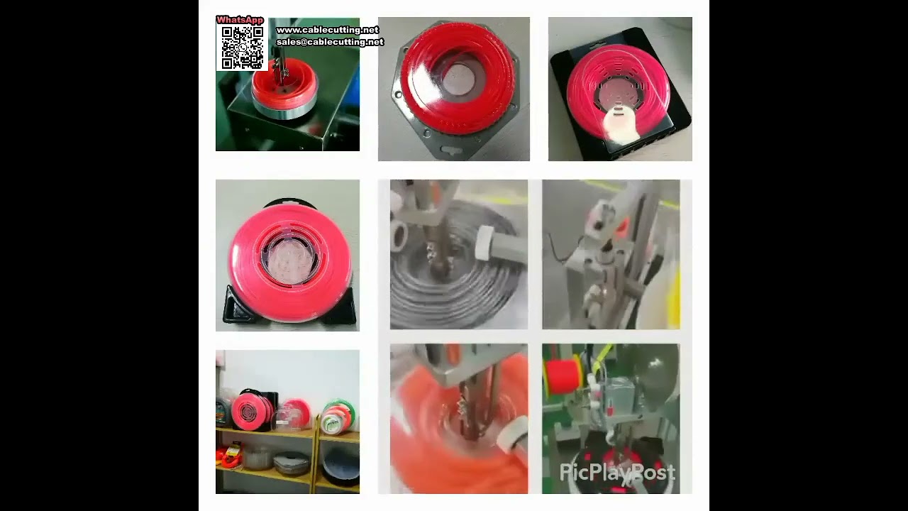 High Speed Automatic Blister Winding Machine for Trimmer Line Manufacturing