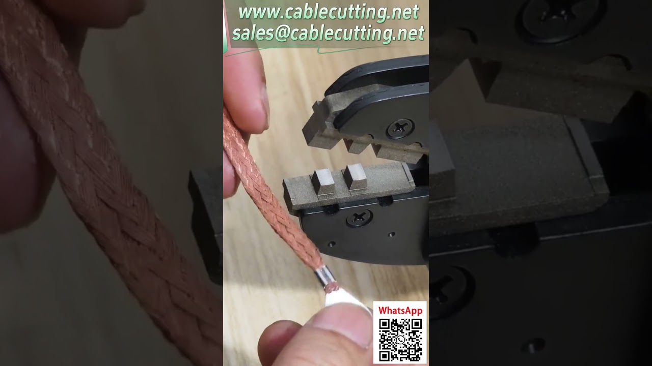 Terminal Crimping Machine for 0.25-16 sq mm Wire Harness Processing with Interlocked Safety Guard