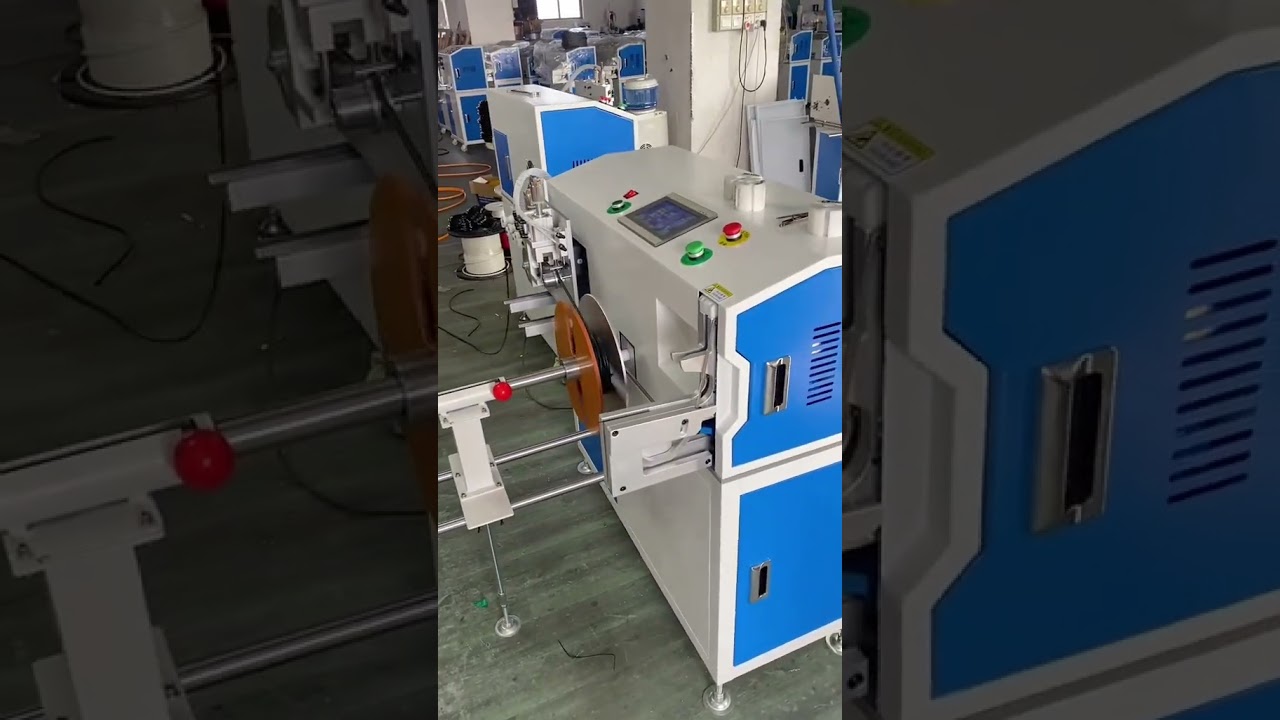 Efficient Coiling Machine for Flat & Round Wires Saves Time & Steps