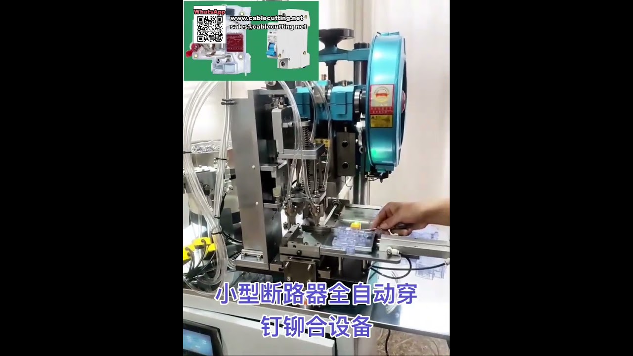 Fully Automatic Riveting Machine Equipment for Miniature Circuit Breakers and Switches - Shorts