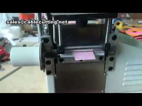 Auto Computer Fabric Hasp Tape Cutter Textile Tape Cutting Machine