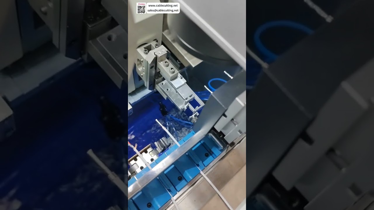Auto Cable Pre Processing Machine  Stripping Brushing Twisting Foil Wrap & Laser Cut Tool