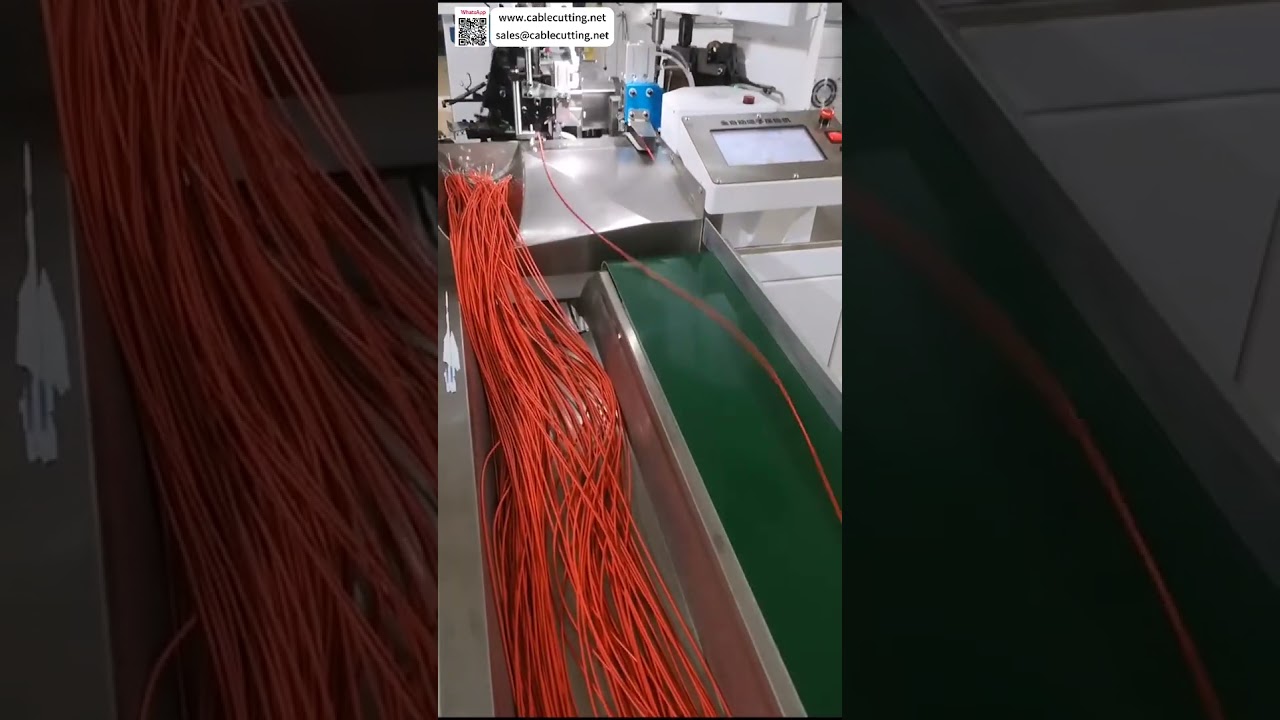 Auto Servo Wire Feeding Dual Head Terminal Crimper with Length Control  Electronic Process - Shorts