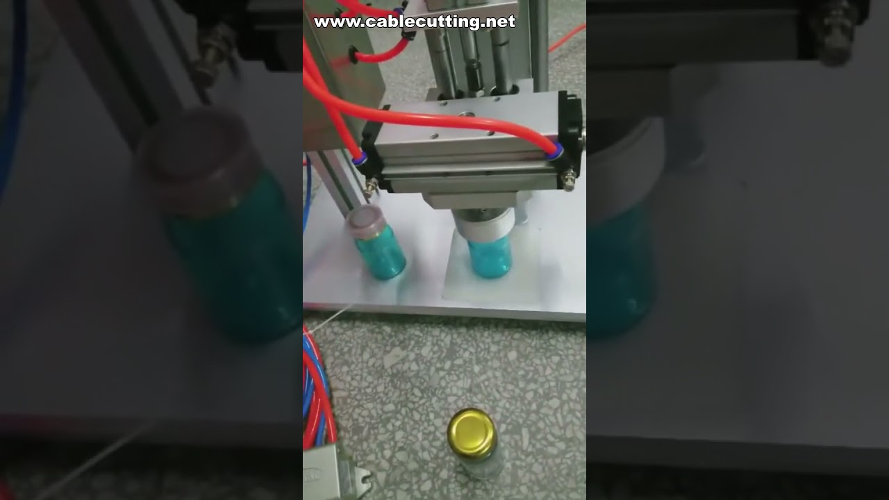 Tinplate Cover Plastic Lid Capping Machine,Capping Machine,Pneumatic Desktop Capping Machine