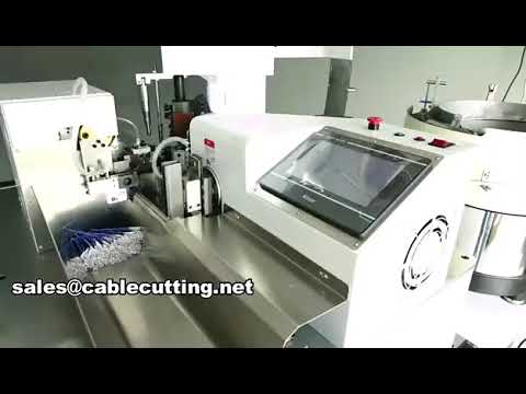 Automatic Cable Crimping, Sleeves Insertion, and Twisting Tinning Machine WPM-018-HS