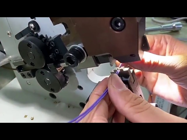 copper belt crimping copper wire joint splicing machine cables terminal making machine TDJ 40T