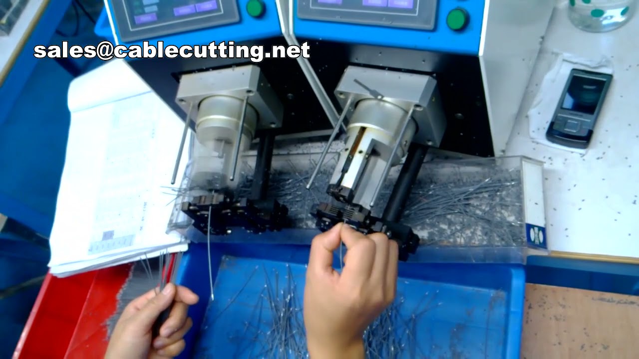 Coaxial Wire Stripping Machine Rotary Wire Stripper   Coax Cable Stripping Machine