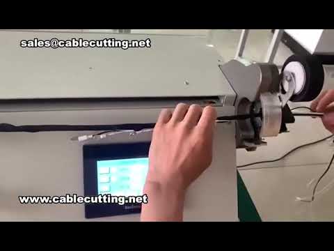 1-Meter Continuous Wire Harness Wrapping Machine for Branched Wires | Full & Spot Taping