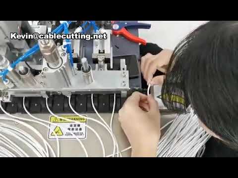 Hot Selling USB Cable Making Machine - Cutting, Stripping, and Soldering Automation