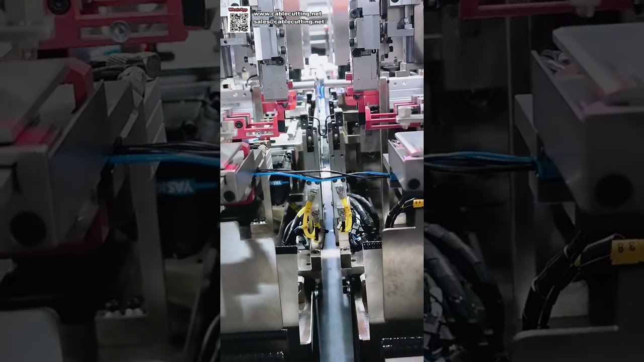 Highly Compatible Automatic Double Head Terminal Crimping and Housing Insertion Machine - Shorts