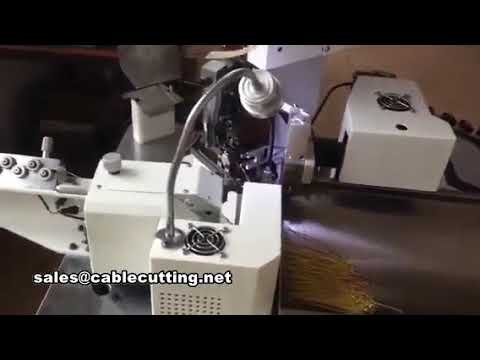 Automatic single head twist wire crimping terminal crimping machine,  ultra short wire