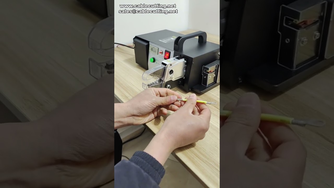 All-in-One Electric Terminal Crimping Machine with Wire Stripping and Cutting