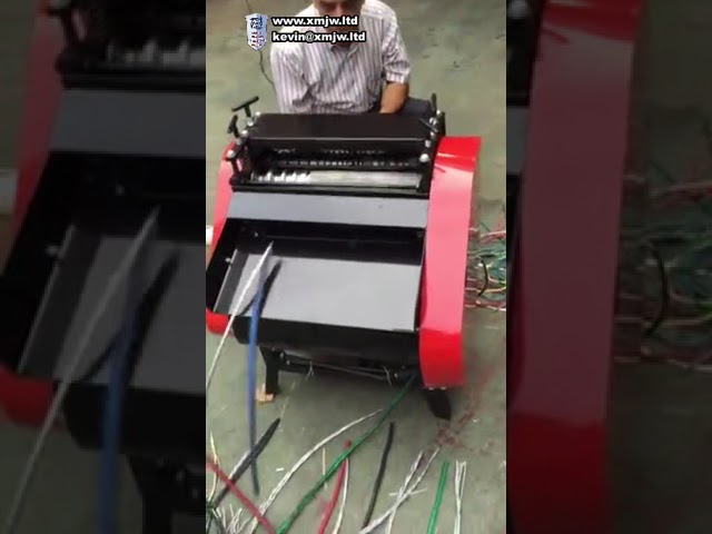 Scrap Copper Cable Wire Stripping Recycling Machine | Used Cable Processing Machine