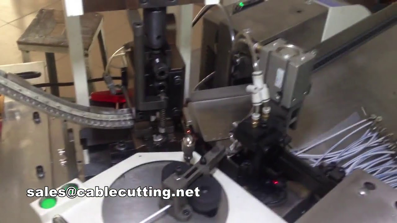 Full Automatic single grain twisted wire terminal crimping machine