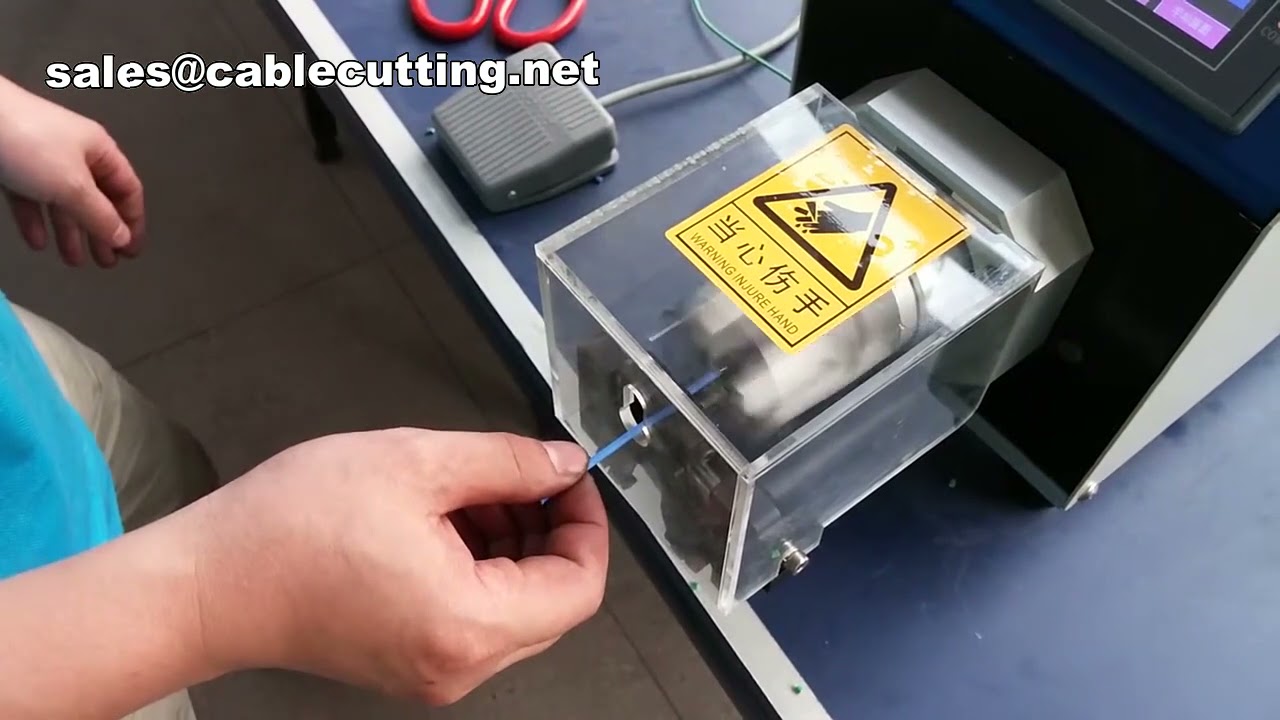 Automatic Wire Stripping Machine for Industrial Cable Processing