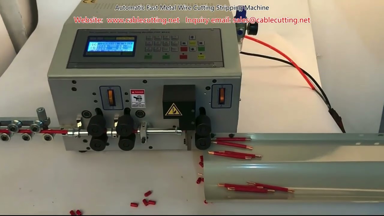 Automatic Fast Metal Wire Cutting Stripping Machine