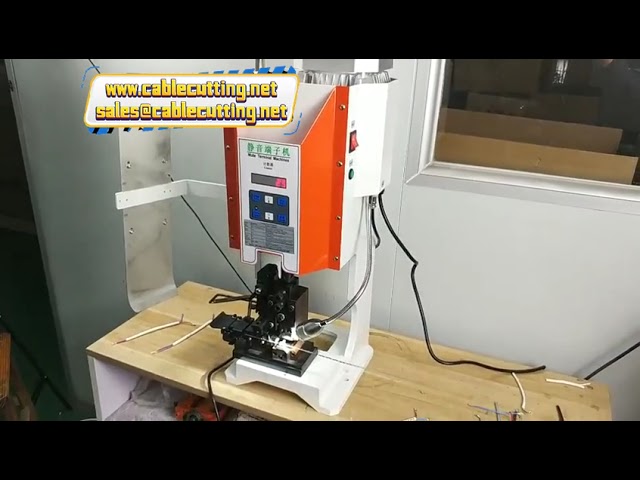 Semi-Automatic Terminal Crimping Wire Machine