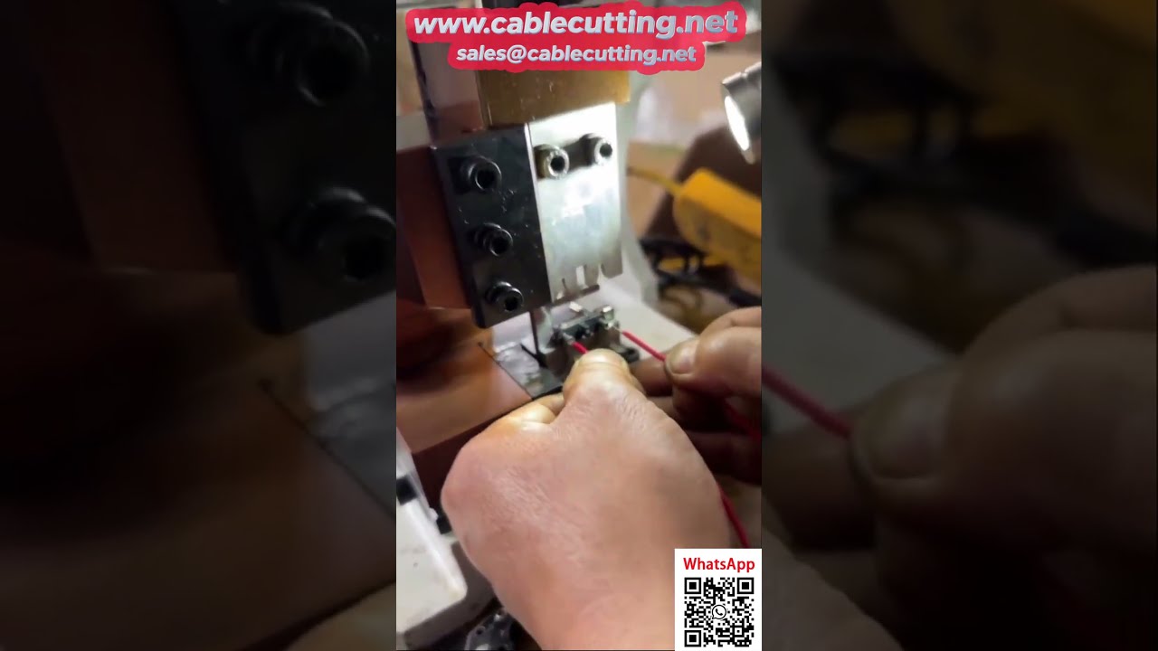 Industrial Power Cable Processing Machine | Automated Wire Stripping & Crimping