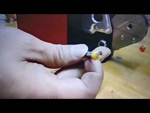 pneumatic tubular terminal crimping machine T6-4