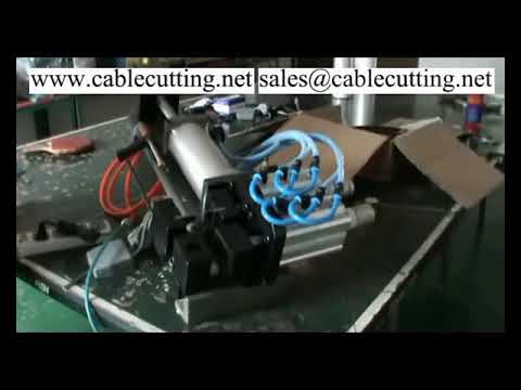 Semi auto wire stripping machine