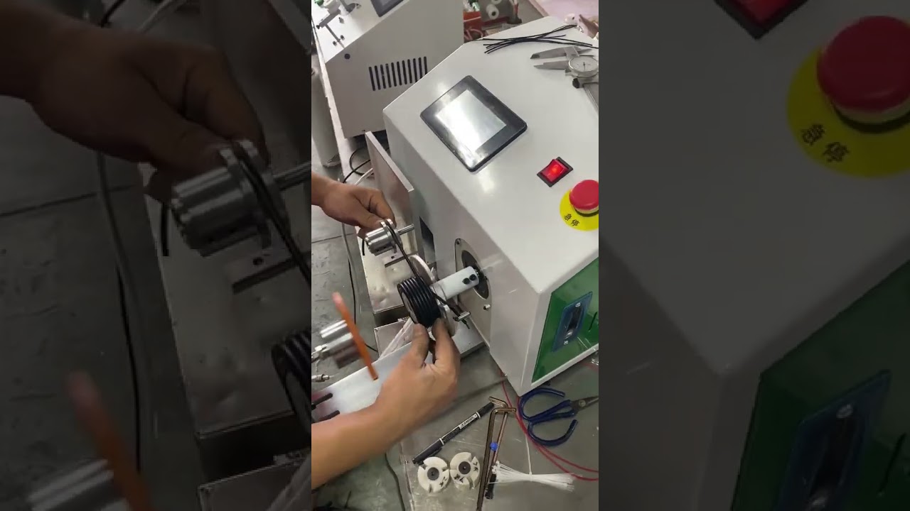 Automatic Sorting Wire Winder with Neat Coiling, Auto Stop & Pneumatic Top Plate