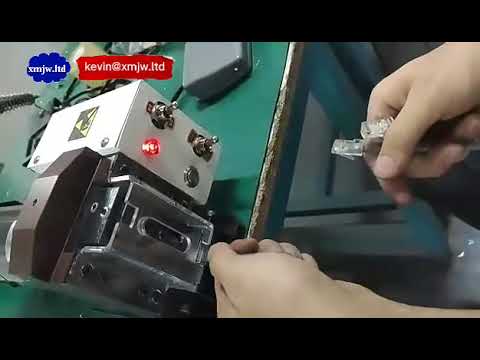 Semi-Automatic RJ-45 Crimping Machine, Mini Plug Cat-4 RG-45 Pressing Tool