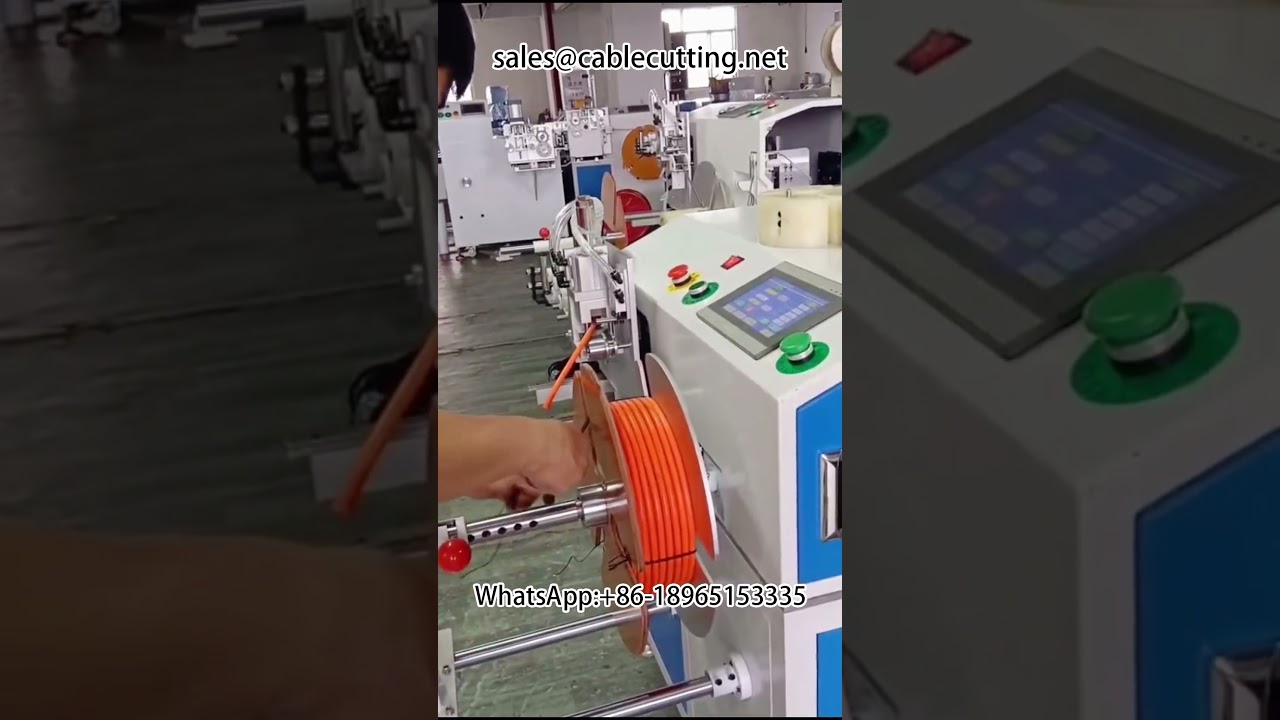 #Meter counting winding machine #Wire processing #Wire harness processing #Power cord