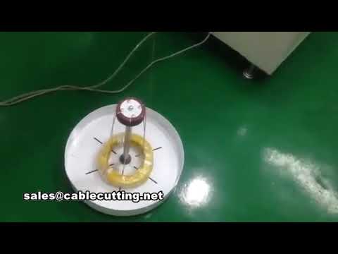 fully automatic single head gold needle wire terminal crimping machine