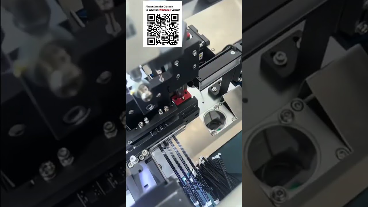 Automated Ribbon Cable & Wire Processing Crimping, Tinning & Housing Insertion Machine