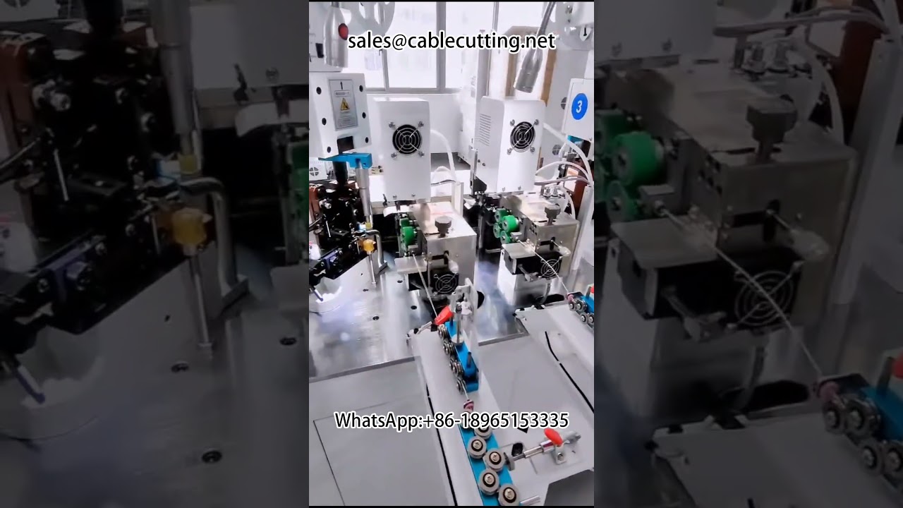 Fully Automatic Merge Crimping Terminal Machine for Wire Harness Equipment and Stripping