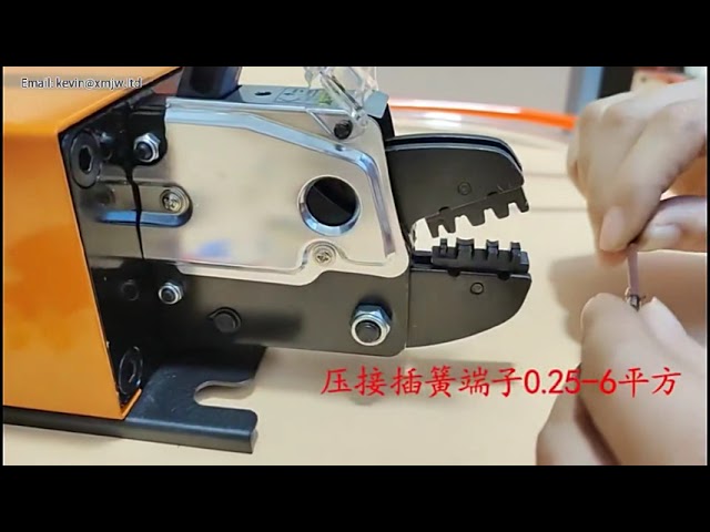1-3T Pneumatic Terminal Crimping Machine AM-10 with Crimping Die for Open Barrel Terminals
