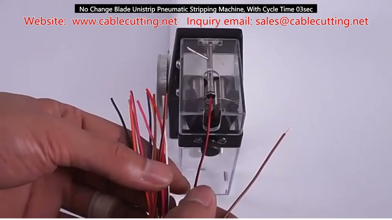 No Change Blade Unistrip Pneumatic Stripping Machine, With Cycle Time 03sec