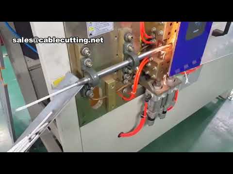 flat head wire rope fusing and cutting machine