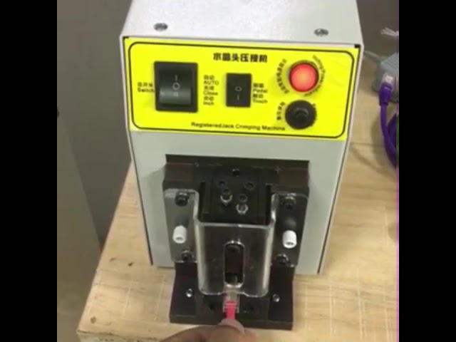RJ45 crystal head crimping machine
