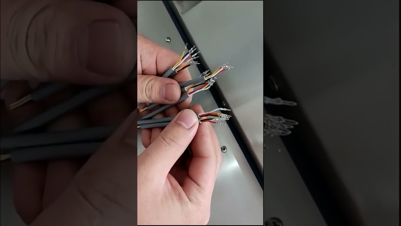 High-Speed Semi-Automatic Multi-Core Sheathed Wire Stripping and Terminal Crimping Machine