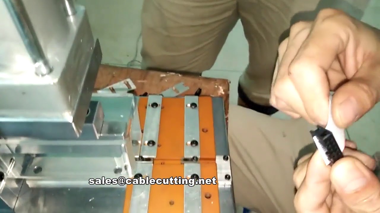 idc connector crimping machine, flat ribbon cable making machine